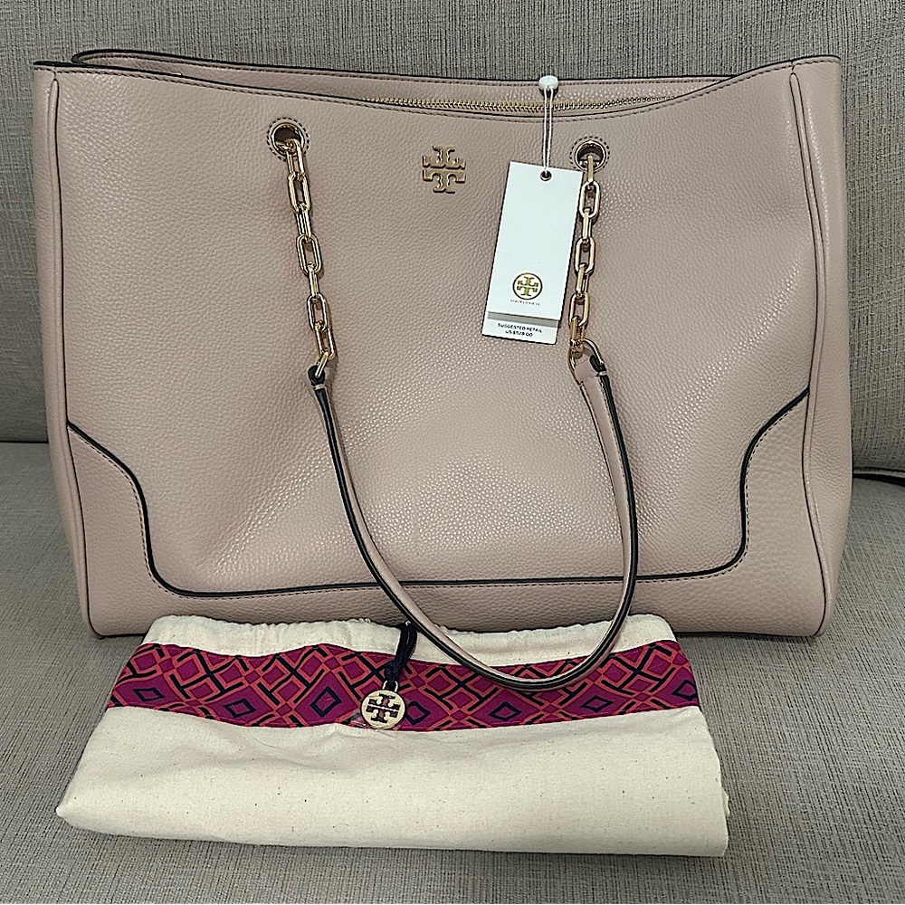 NWT Tory Burch Marsden Tote - Light Oak Color